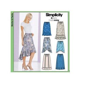 Simplicity 5597 Misses Skirts Sewing Pattern Sizes 12-20
